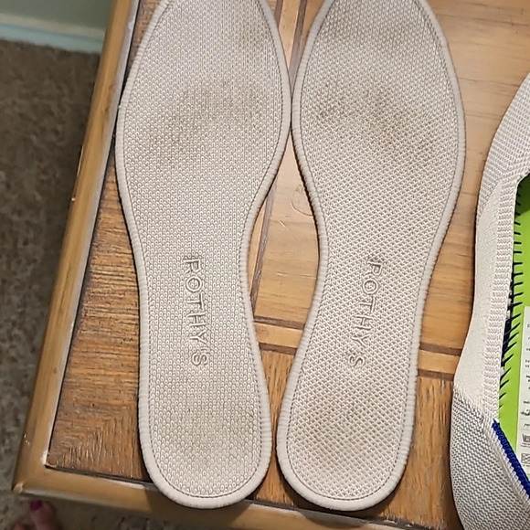 Rothys Rare Round Toe Flats in Sea Glass Grey - Picture 8 of 8